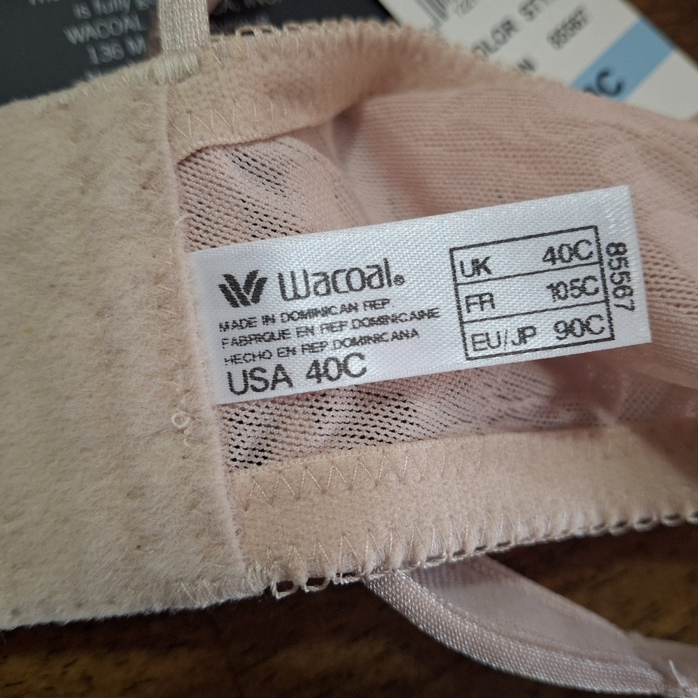 Wacoal The Awarness  Bra Style 85567 Size 40C. Nwt. - Picture 5 of 6